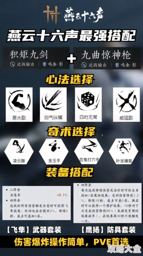 《燕云十六声》强力武器选择推荐：新手入门指南，详解用什么武器比较好